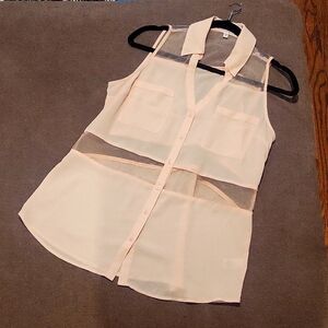 *EUC* Express Portofino Sleevless Blouse